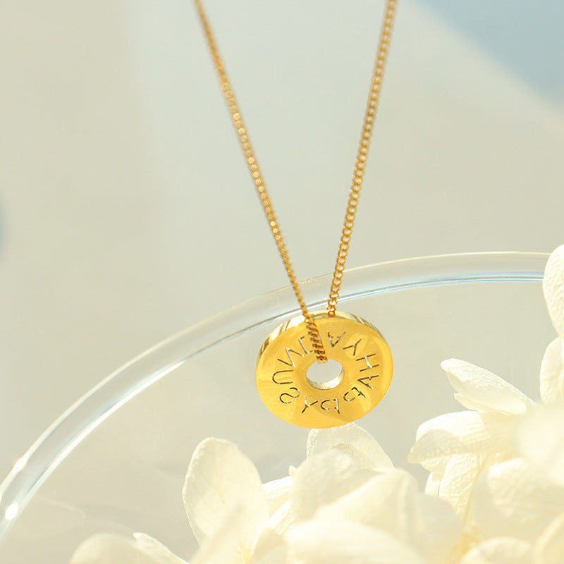 Round Pendant Necklace