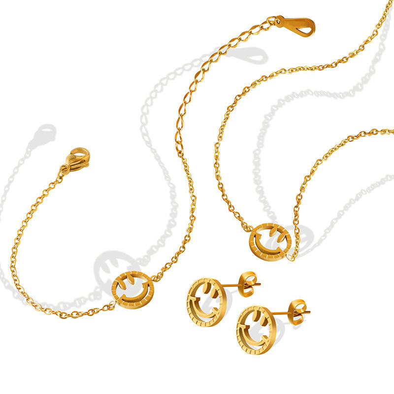 مجموعة مجوهرات وجه الابتسامة