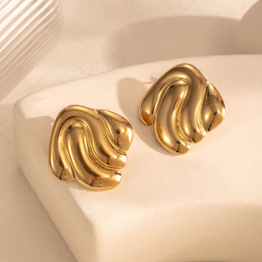 Wave Texture Earrings