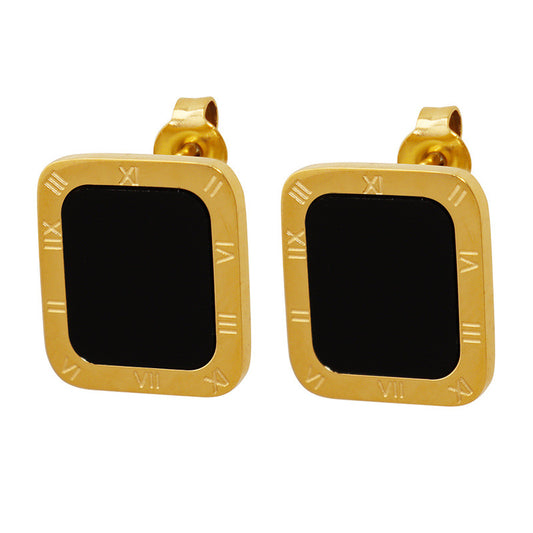 Square Roman Earrings