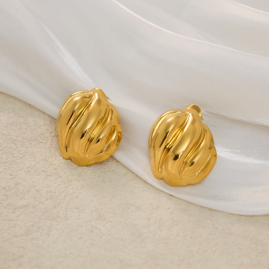 Texture Stud Earring