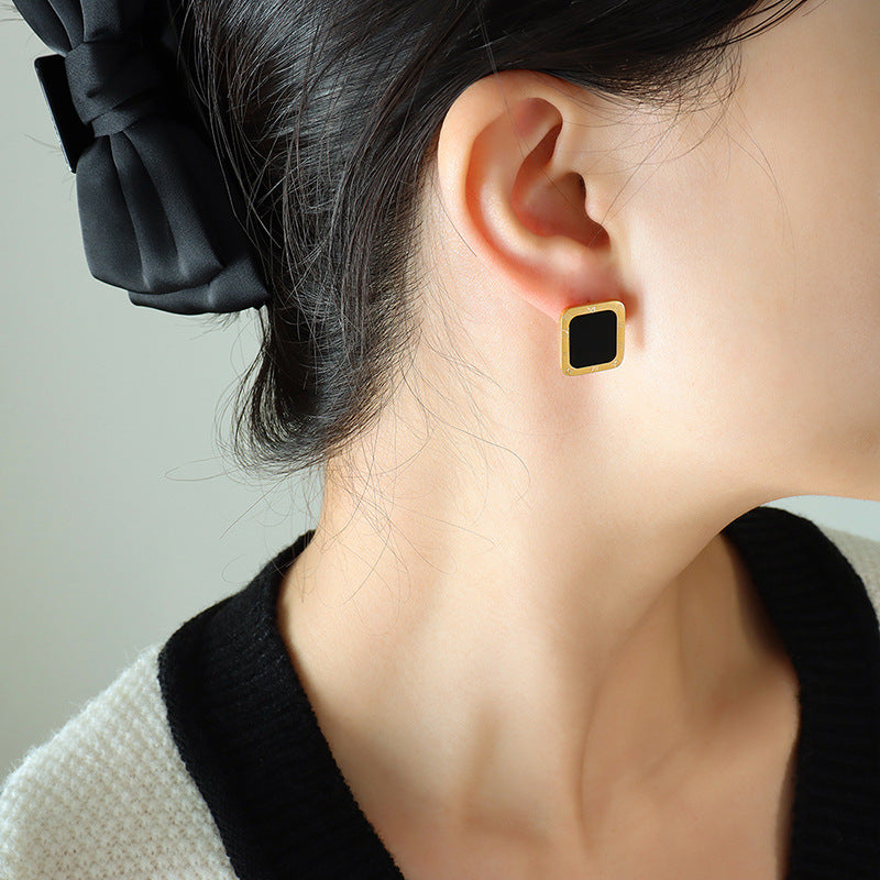 Square Roman Earrings