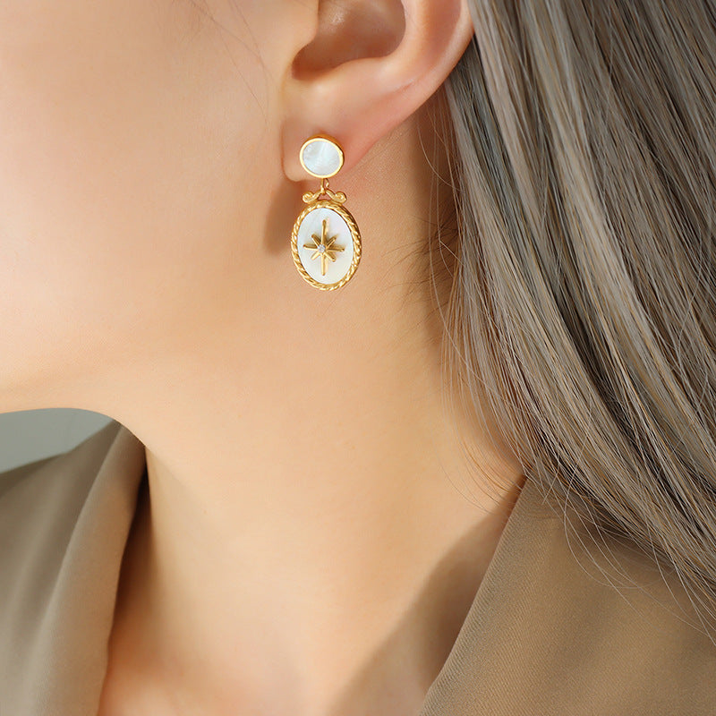 White Haibei Star Jewelry Set