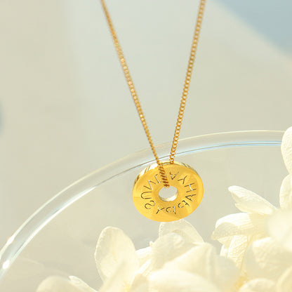 Round Pendant Necklace