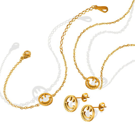 مجموعة مجوهرات وجه الابتسامة