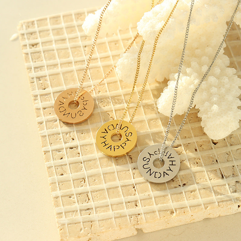 Round Pendant Necklace