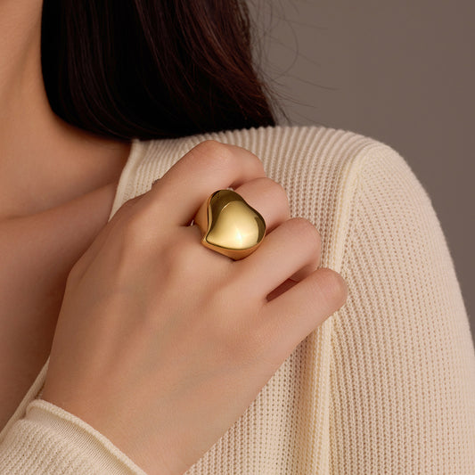 Solid Heart ring