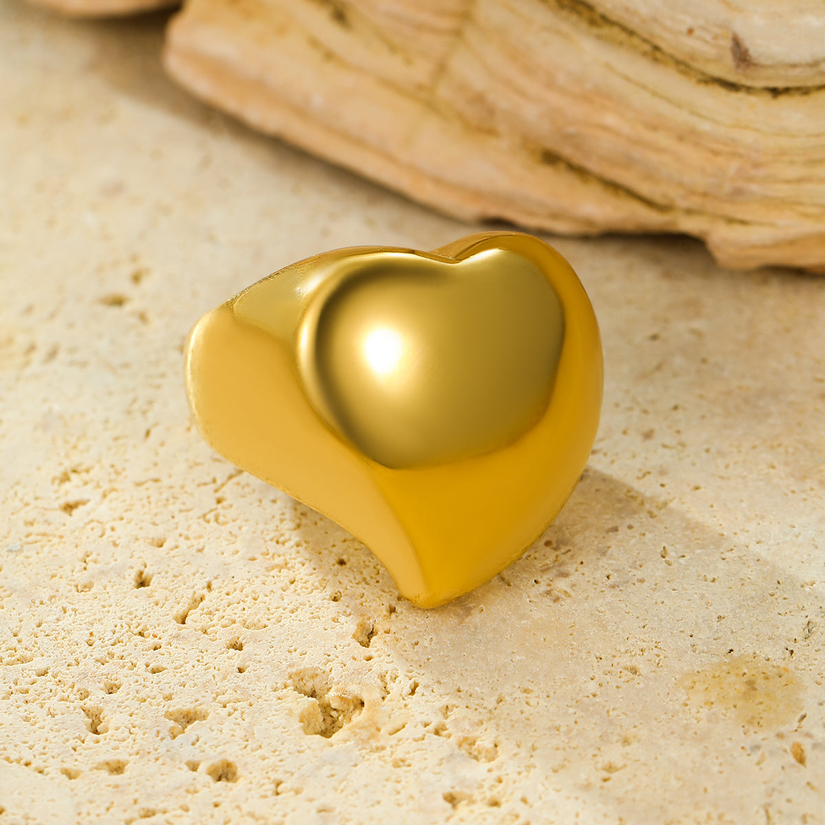 Solid Heart ring