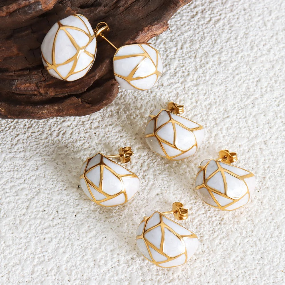 Dropping Oil Earrings